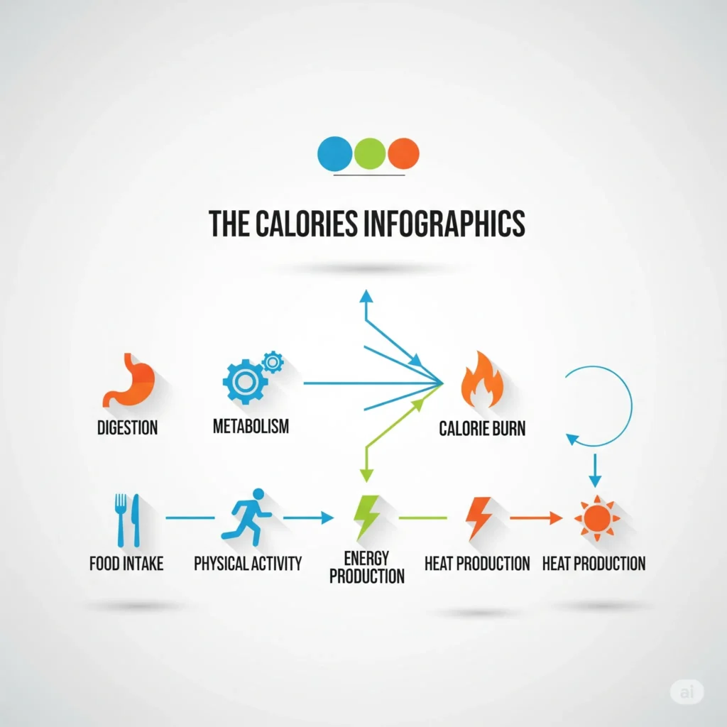 how calories burn in body