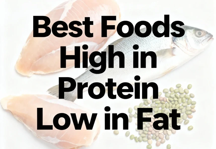 Foods High in Protein Low in Fat