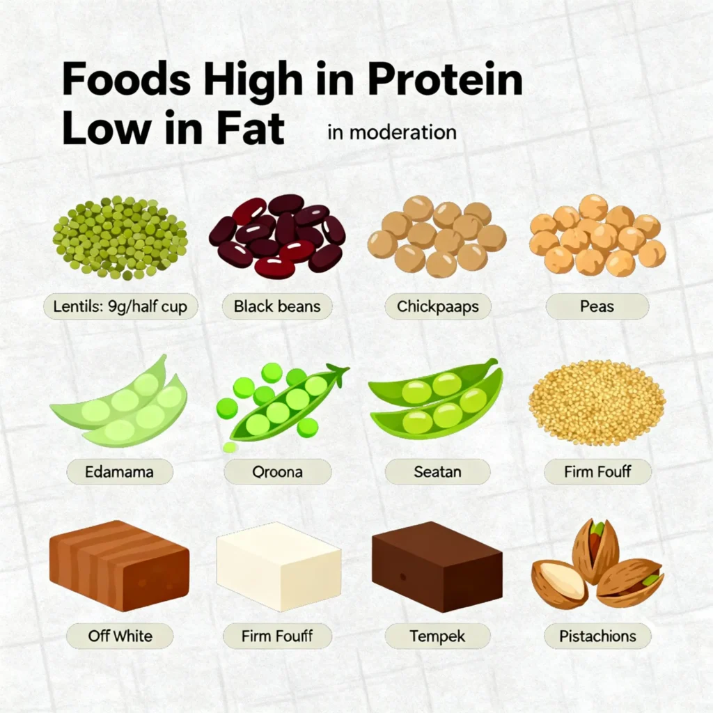 Foods High in Protein Low in Fat for Vegans and Vegetarians