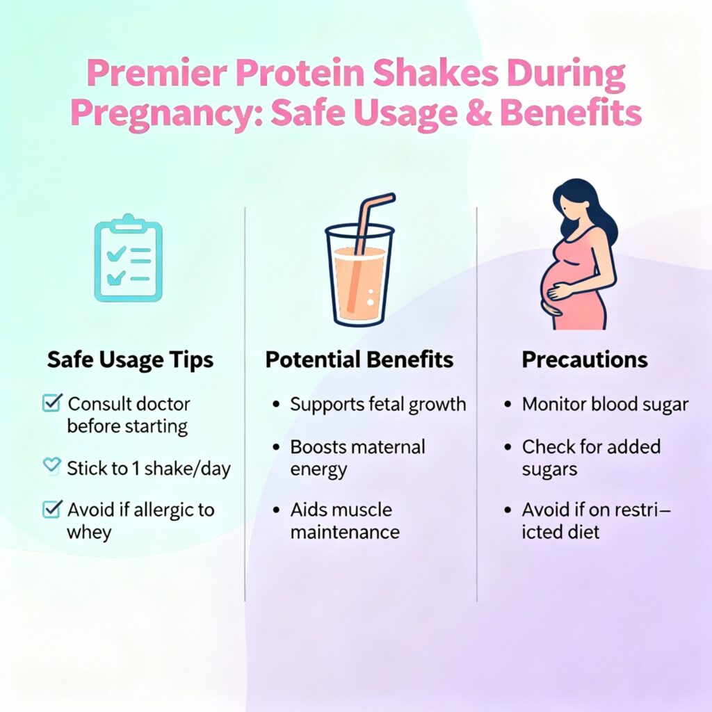 can you drink premier protein shakes while pregnant