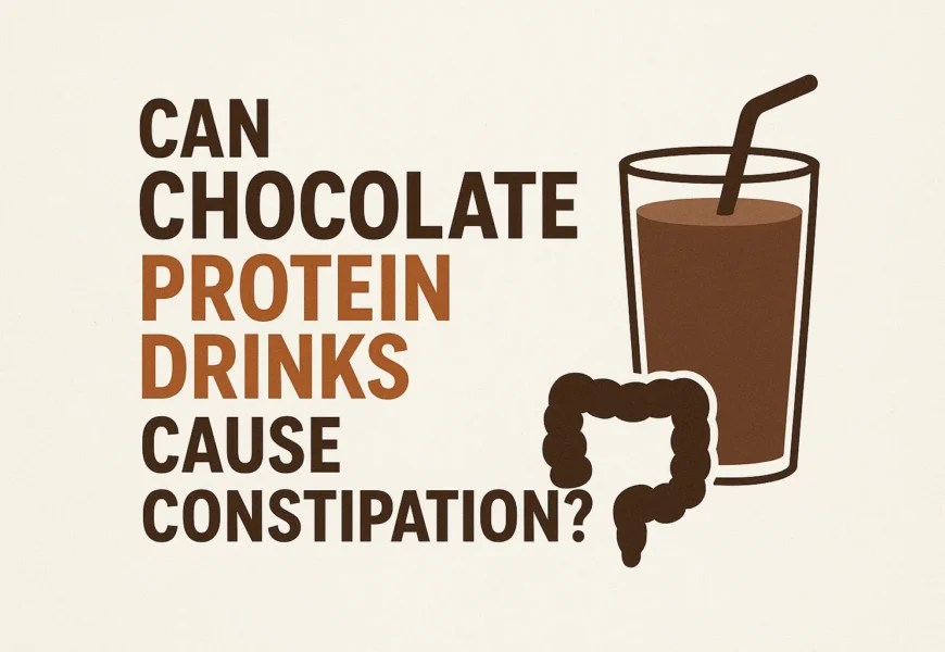 Can chocolate protein drinks cause constipation