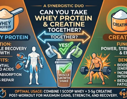 Can you take whey protein and creatine together