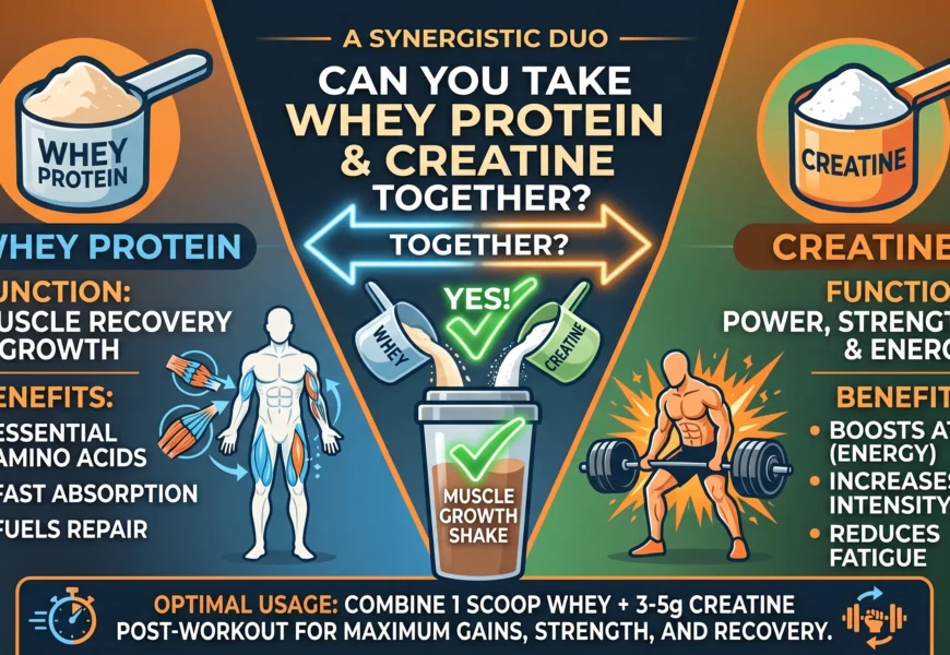 Can you take whey protein and creatine together